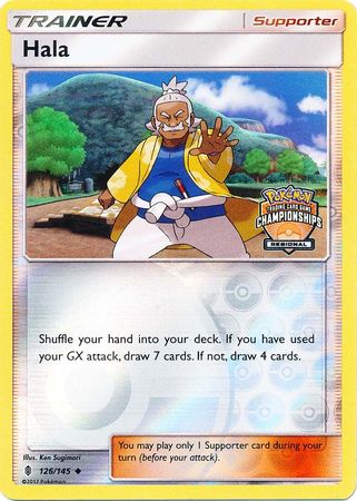 Hala (126/145) (Regional Championship Promo) [Sun & Moon: Guardians Rising] - Pokémon - Card Brawlers | Quebec | Canada |