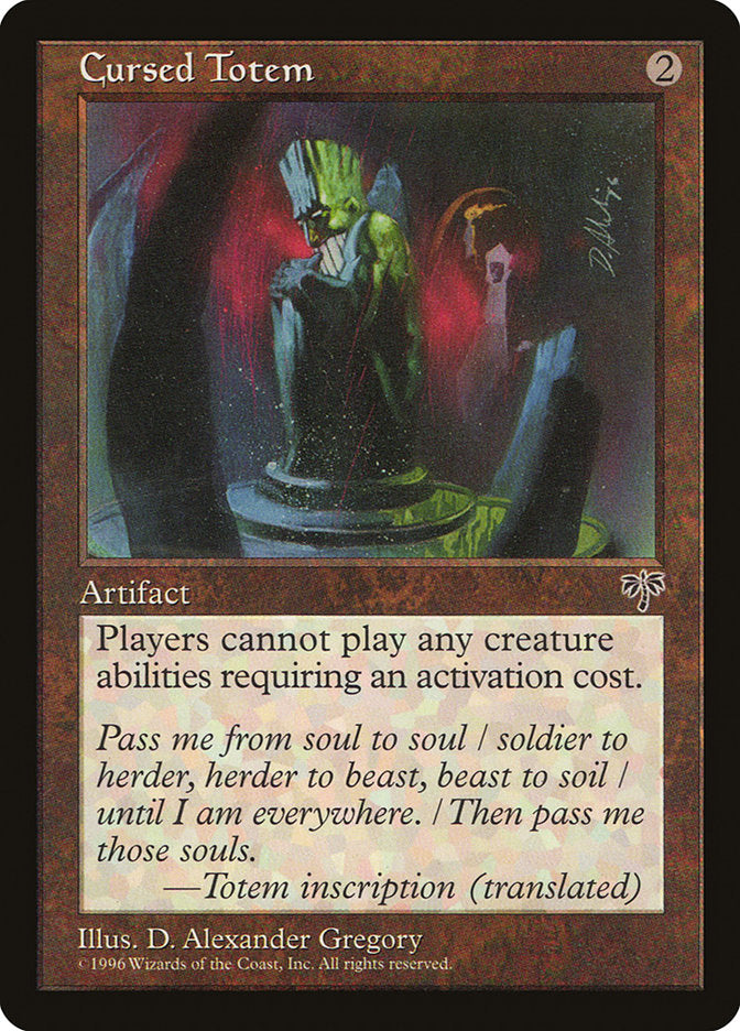 Cursed Totem [Mirage] - Magic: The Gathering - Card Brawlers | Quebec | Canada |