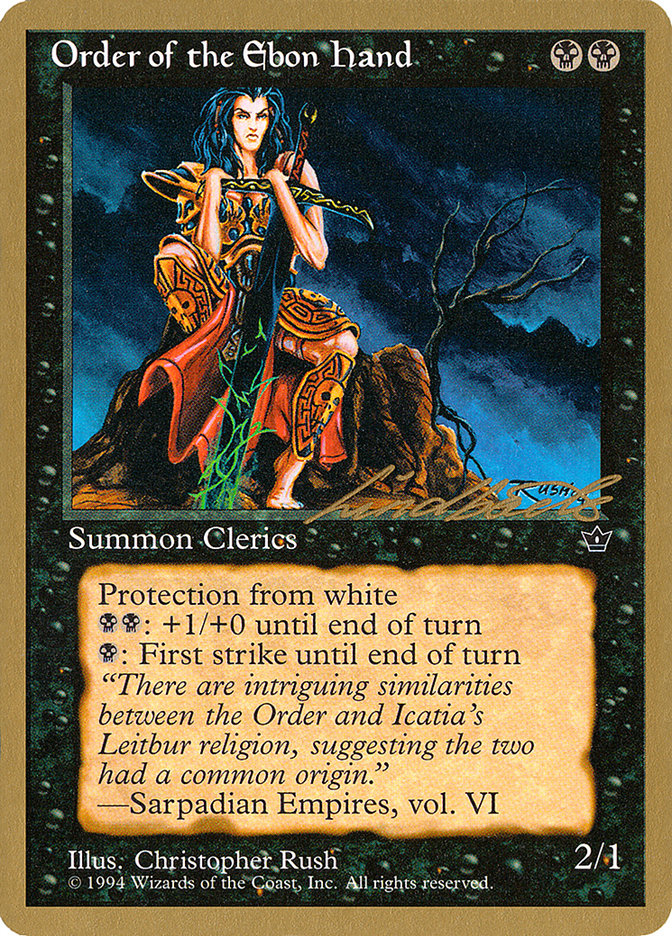 Order of the Ebon Hand (Rush) (Leon Lindback) [Pro Tour Collector Set] - Magic: The Gathering - Card Brawlers | Quebec | Canada |