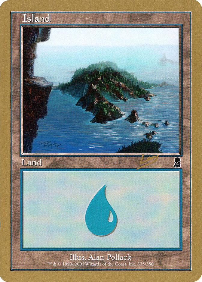 Island (rl335) (Raphael Levy) [World Championship Decks 2002] - Magic: The Gathering - Card Brawlers | Quebec | Canada |