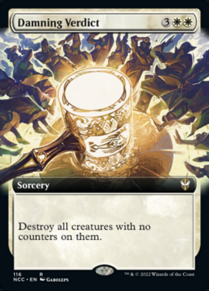 Damning Verdict (Extended Art) [Streets of New Capenna Commander] - Magic: The Gathering - Card Brawlers | Quebec | Canada |