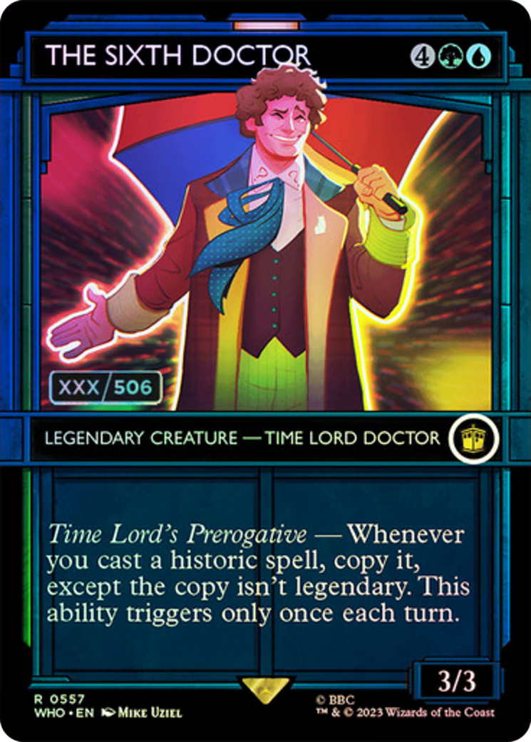 The Sixth Doctor (Serial Numbered) [Doctor Who] - Magic: The Gathering - Card Brawlers | Quebec | Canada |