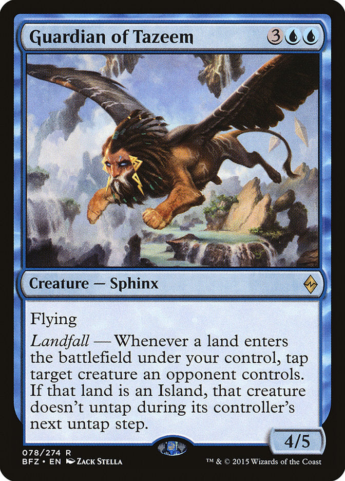 Guardian of Tazeem [Battle for Zendikar] - Magic: The Gathering - Card Brawlers | Quebec | Canada |