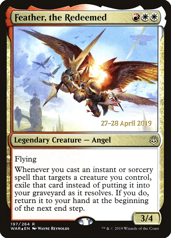 Feather, the Redeemed [War of the Spark Prerelease Promos] - Magic: The Gathering - Card Brawlers | Quebec | Canada |