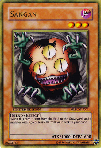 Sangan [GLD2-EN001] Ultra Rare - Yu-Gi-Oh! - Card Brawlers | Quebec | Canada |