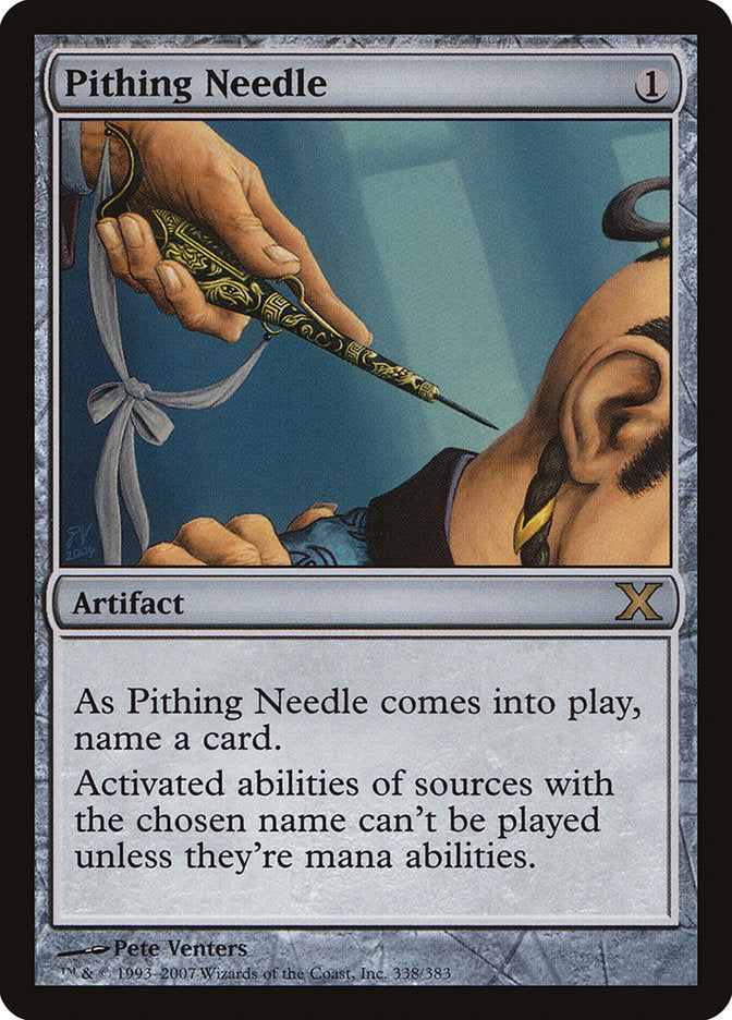 Pithing Needle [Tenth Edition] - Magic: The Gathering - Card Brawlers | Quebec | Canada |