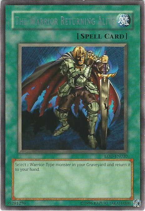 The Warrior Returning Alive [LOD-EN030] Rare - Yu-Gi-Oh! - Card Brawlers | Quebec | Canada |