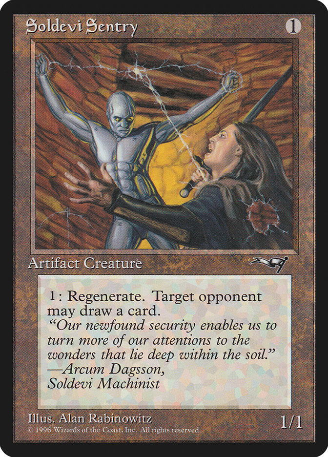 Soldevi Sentry (Hands Raised) [Alliances] - Magic: The Gathering - Card Brawlers | Quebec | Canada |