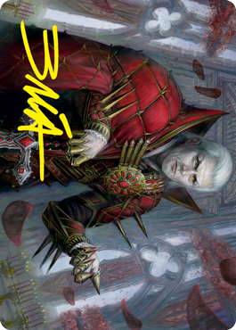 Edgar, Charmed Groom 1 Art Card (Gold-Stamped Signature) [Innistrad: Crimson Vow Art Series] - Magic: The Gathering - Card Brawlers | Quebec | Canada |