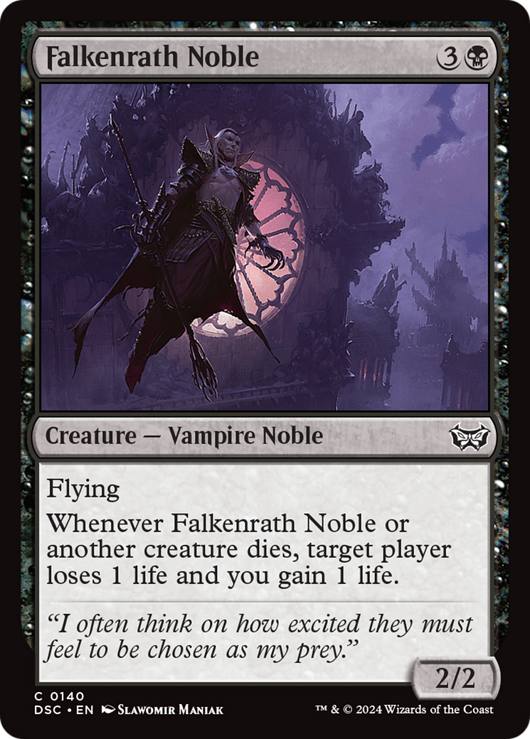 Falkenrath Noble [Duskmourn: House of Horror Commander] - Magic: The Gathering - Card Brawlers | Quebec | Canada |