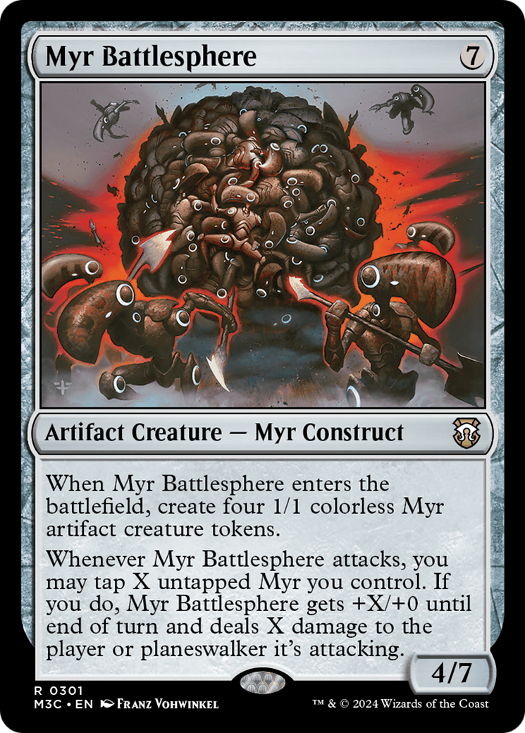 Myr Battlesphere (Ripple Foil) [Modern Horizons 3 Commander] - Magic: The Gathering - Card Brawlers | Quebec | Canada |