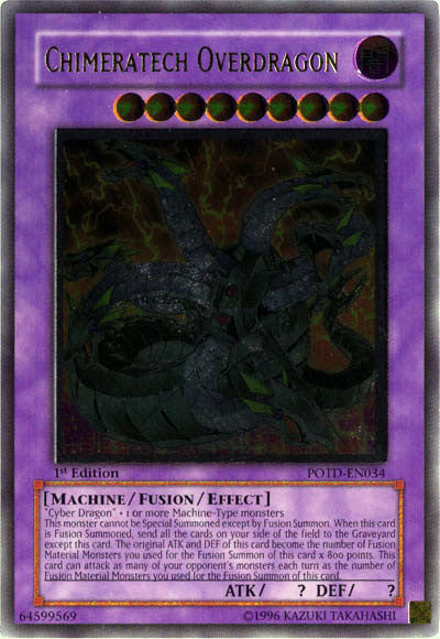 Chimeratech Overdragon [POTD-EN034] Ultimate Rare - Yu-Gi-Oh! - Card Brawlers | Quebec | Canada |