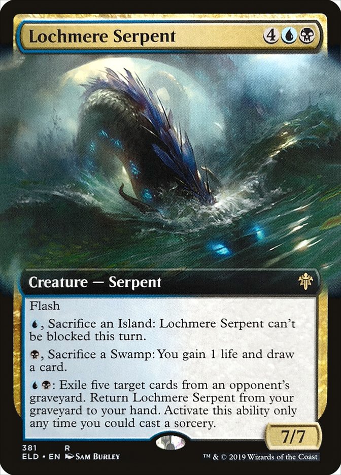 Lochmere Serpent (Extended Art) [Throne of Eldraine] - Magic: The Gathering - Card Brawlers | Quebec | Canada |