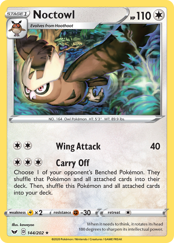 Noctowl (144/202) [Sword & Shield: Base Set] - Pokémon - Card Brawlers | Quebec | Canada |