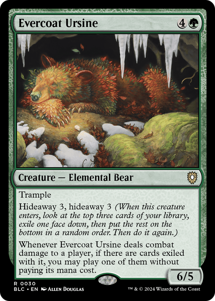 Evercoat Ursine [Bloomburrow Commander] - Magic: The Gathering - Card Brawlers | Quebec | Canada |