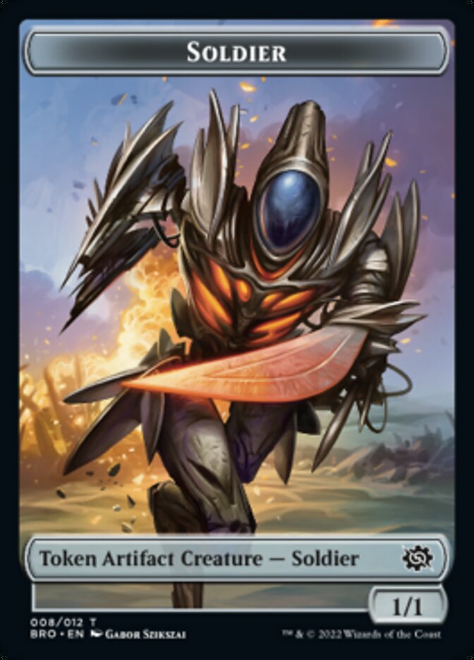 Soldier Token (008) [The Brothers' War Tokens] - Magic: The Gathering - Card Brawlers | Quebec | Canada |