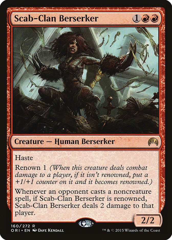 Scab-Clan Berserker [Magic Origins] - Magic: The Gathering - Card Brawlers | Quebec | Canada |