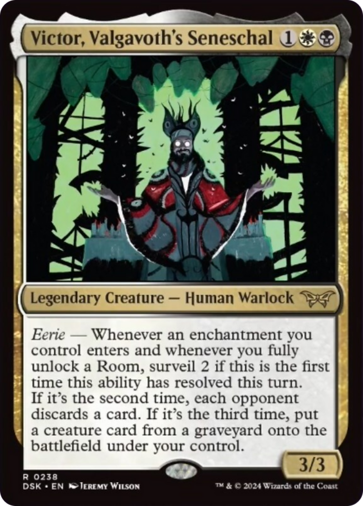Victor, Valgavoth's Seneschal [Duskmourn: House of Horror] - Magic: The Gathering - Card Brawlers | Quebec | Canada |