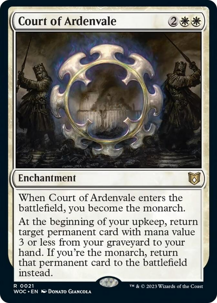 Court of Ardenvale [Wilds of Eldraine Commander] - Magic: The Gathering - Card Brawlers | Quebec | Canada |