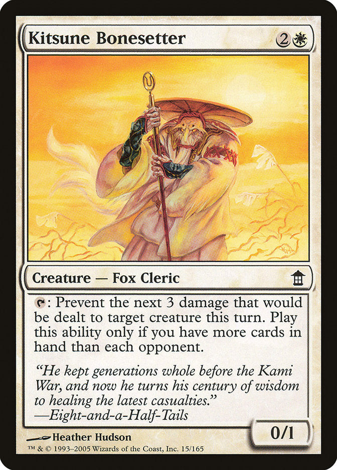 Kitsune Bonesetter [Saviors of Kamigawa] - Magic: The Gathering - Card Brawlers | Quebec | Canada |