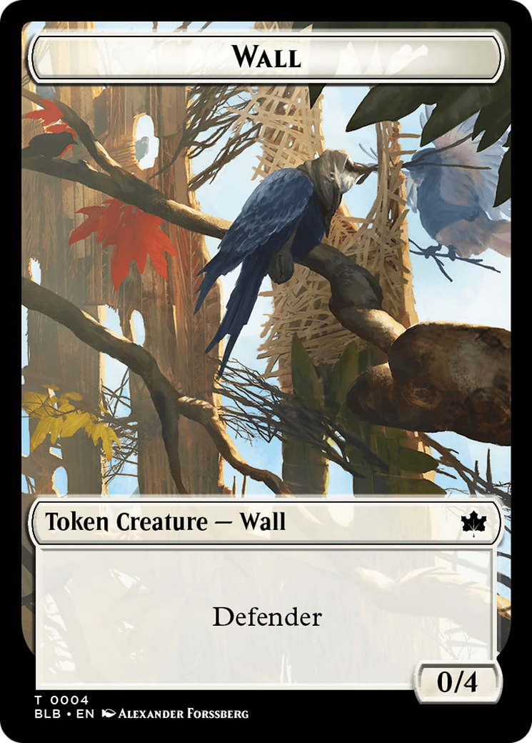 Wall Token [Bloomburrow Tokens] - Magic: The Gathering - Card Brawlers | Quebec | Canada |