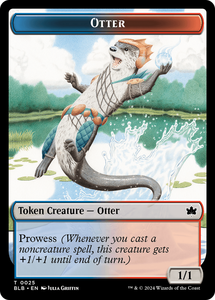 Otter // Thornplate Intimidator Double-Sided Token [Bloomburrow Tokens] - Magic: The Gathering - Card Brawlers | Quebec | Canada |