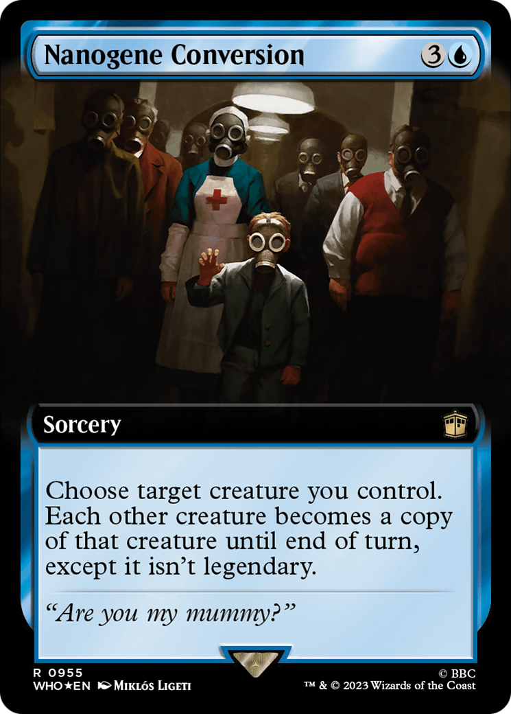 Nanogene Conversion (Extended Art) (Surge Foil) [Doctor Who] - Magic: The Gathering - Card Brawlers | Quebec | Canada |