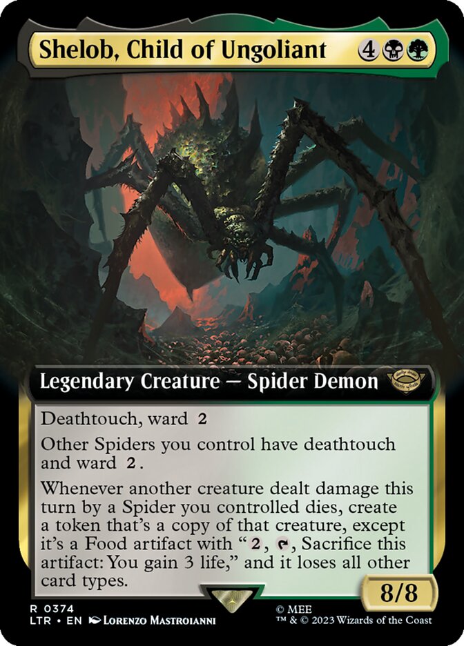 Shelob, Child of Ungoliant (Extended Art) [The Lord of the Rings: Tales of Middle-Earth] - Magic: The Gathering - Card Brawlers | Quebec | Canada |
