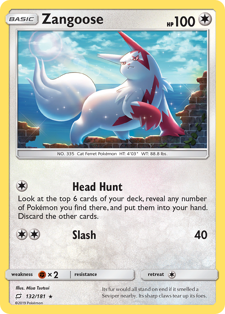 Zangoose (132/181) [Sun & Moon: Team Up] - Pokémon - Card Brawlers | Quebec | Canada |