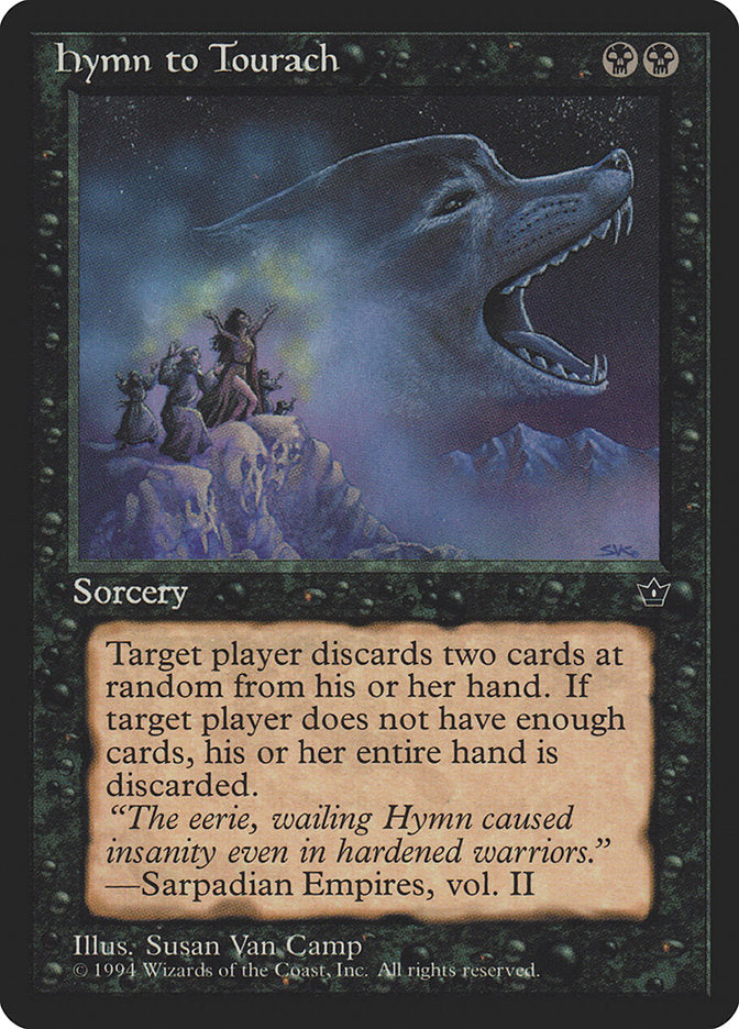 Hymn to Tourach (Susan Van Camp) [Fallen Empires] - Magic: The Gathering - Card Brawlers | Quebec | Canada |