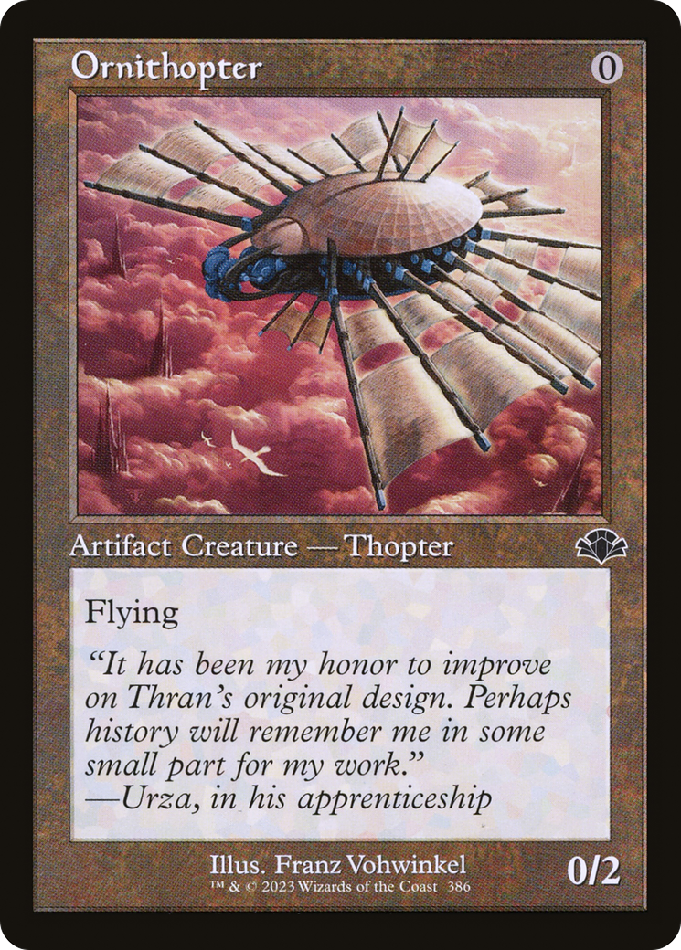 Ornithopter (Retro) [Dominaria Remastered] - Magic: The Gathering - Card Brawlers | Quebec | Canada |