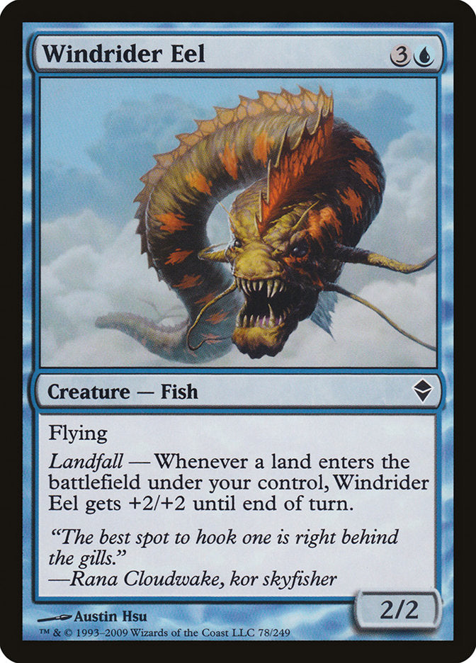 Windrider Eel [Zendikar] - Magic: The Gathering - Card Brawlers | Quebec | Canada |