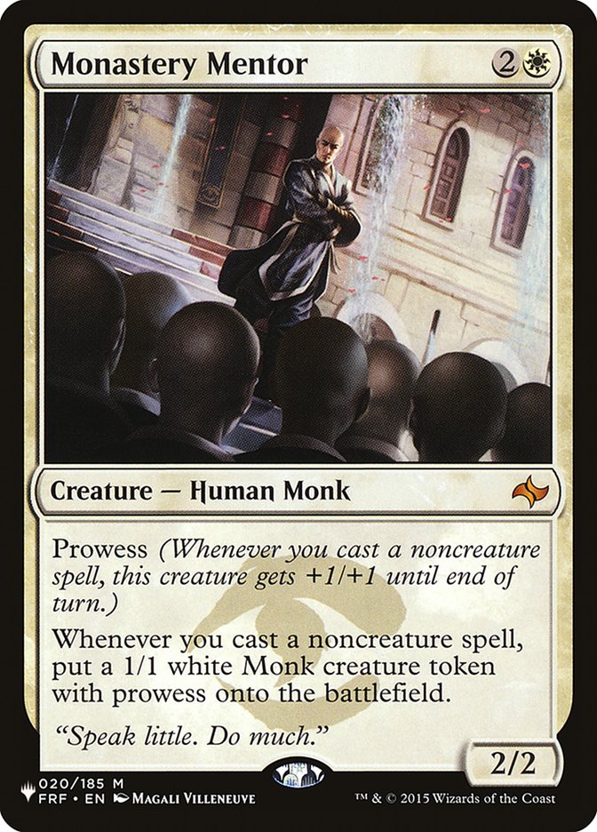 Monastery Mentor [The List] - Magic: The Gathering - Card Brawlers | Quebec | Canada |