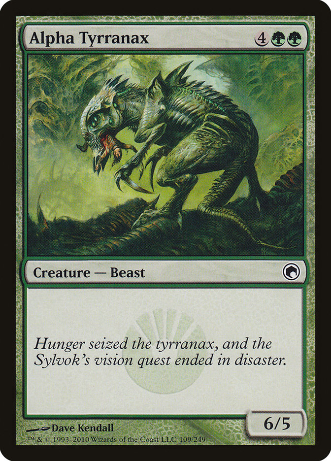 Alpha Tyrranax [Scars of Mirrodin] - Magic: The Gathering - Card Brawlers | Quebec | Canada |