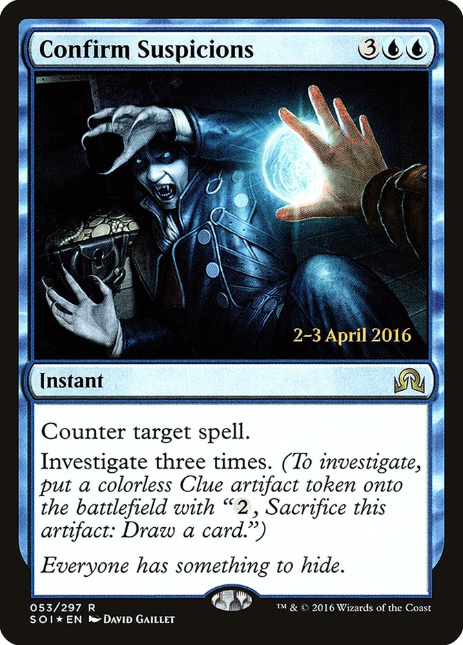 Confirm Suspicions [Shadows over Innistrad Prerelease Promos] - Magic: The Gathering - Card Brawlers | Quebec | Canada |