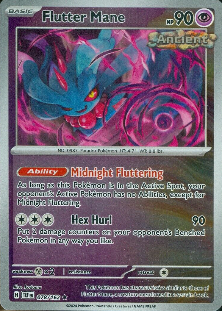 Flutter Mane (078/162) [Scarlet & Violet: Temporal Forces] - Pokémon - Card Brawlers | Quebec | Canada |