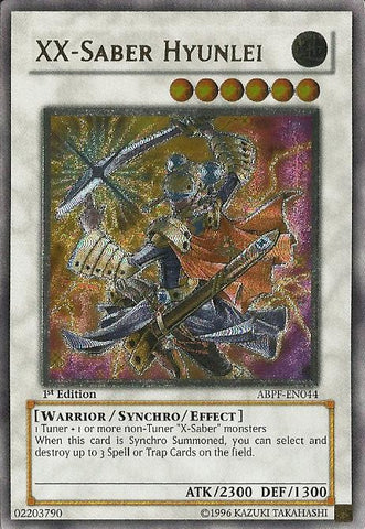 XX-Saber Hyunlei [ABPF-EN044] Ultimate Rare - Yu-Gi-Oh! - Card Brawlers | Quebec | Canada |