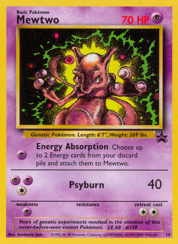 Mewtwo (14) [Wizards of the Coast: Black Star Promos] - Pokémon - Card Brawlers | Quebec | Canada |