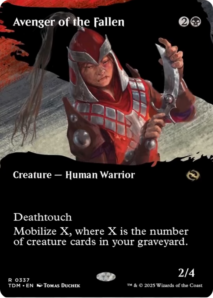 Avenger of the Fallen (Borderless) [Tarkir: Dragonstorm] - Magic: The Gathering - Card Brawlers | Quebec | Canada |