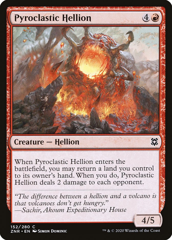 Pyroclastic Hellion [Zendikar Rising] - Magic: The Gathering - Card Brawlers | Quebec | Canada |