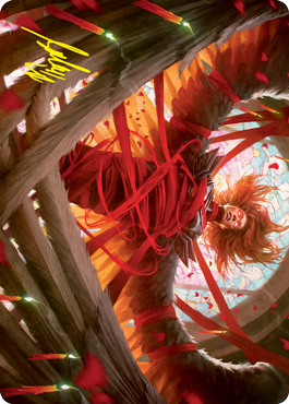 Sigarda's Imprisonment Art Card (Gold-Stamped Signature) [Innistrad: Crimson Vow Art Series] - Magic: The Gathering - Card Brawlers | Quebec | Canada |