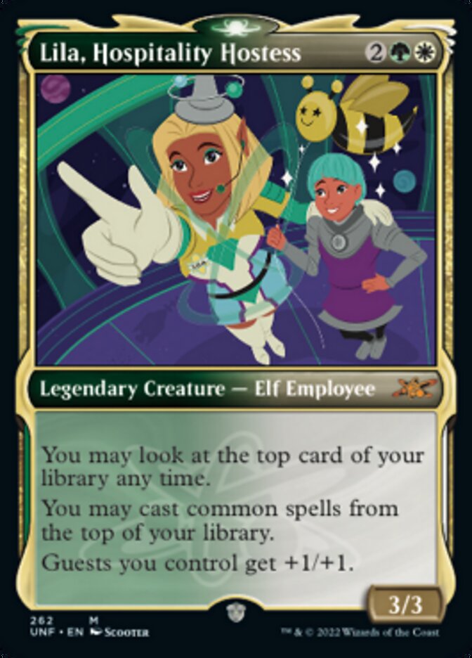 Lila, Hospitality Hostess (Showcase) [Unfinity] - Magic: The Gathering - Card Brawlers | Quebec | Canada |