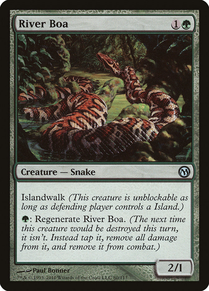 River Boa [Duels of the Planeswalkers] - Magic: The Gathering - Card Brawlers | Quebec | Canada |