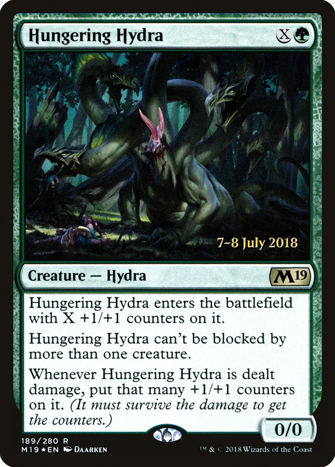 Hungering Hydra [Core Set 2019 Prerelease Promos] - Magic: The Gathering - Card Brawlers | Quebec | Canada |