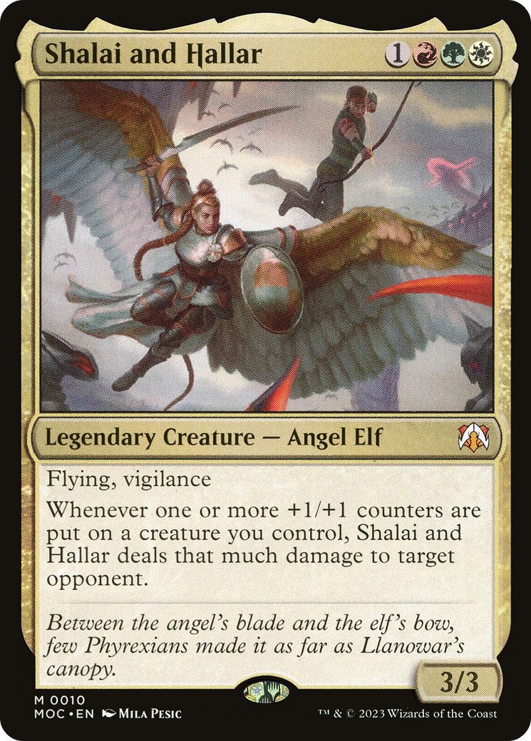 Shalai and Hallar [March of the Machine Commander] - Magic: The Gathering - Card Brawlers | Quebec | Canada |