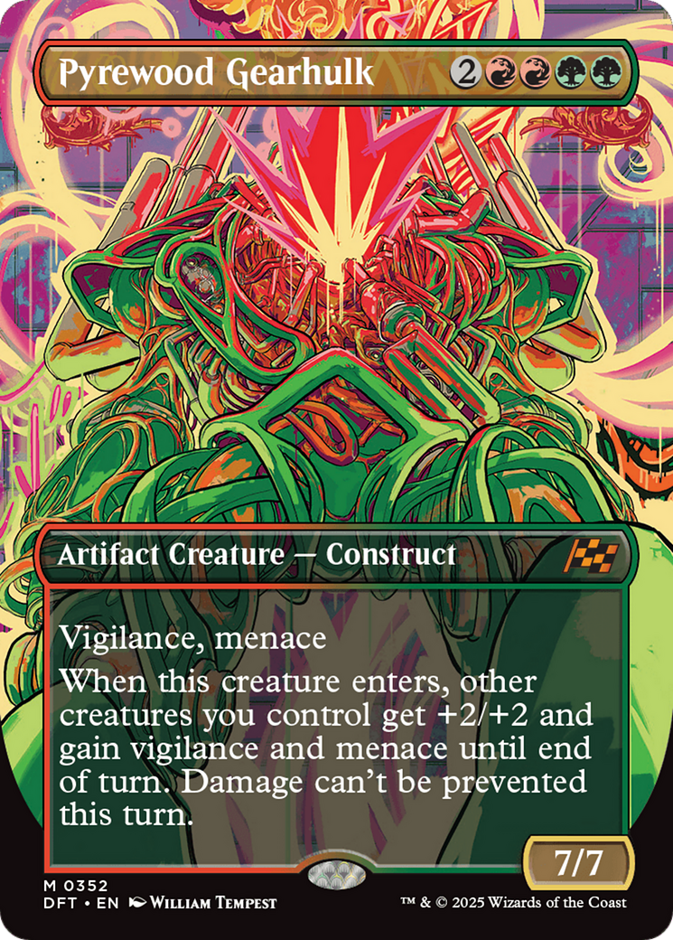 Pyrewood Gearhulk (Borderless) [Aetherdrift] - Magic: The Gathering - Card Brawlers | Quebec | Canada |