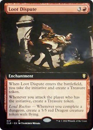 Loot Dispute (Extended Art) [Commander Legends: Battle for Baldur's Gate] - Magic: The Gathering - Card Brawlers | Quebec | Canada |