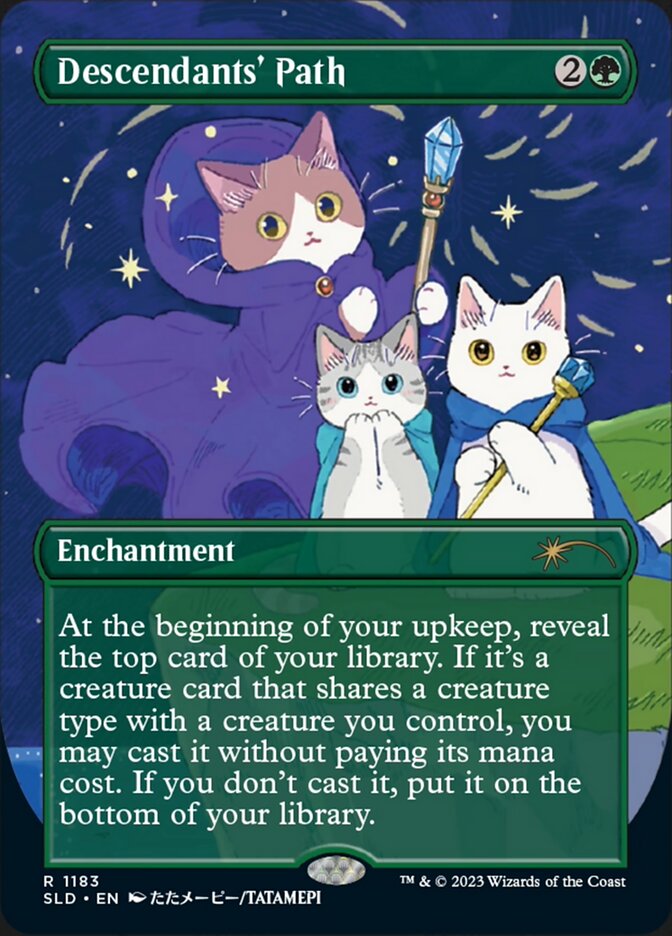 Descendants' Path (Borderless) [Secret Lair Drop Series] - Magic: The Gathering - Card Brawlers | Quebec | Canada |