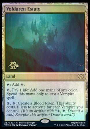 Voldaren Estate [Innistrad: Crimson Vow Prerelease Promos] - Magic: The Gathering - Card Brawlers | Quebec | Canada |