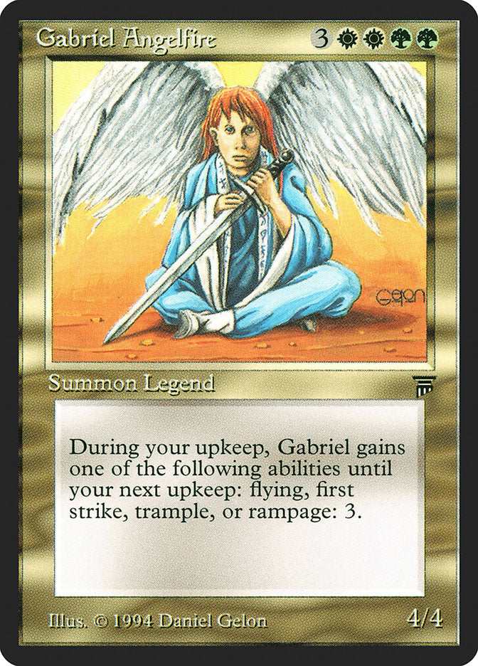 Gabriel Angelfire [Legends] - Magic: The Gathering - Card Brawlers | Quebec | Canada |